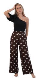 polka dot pants...